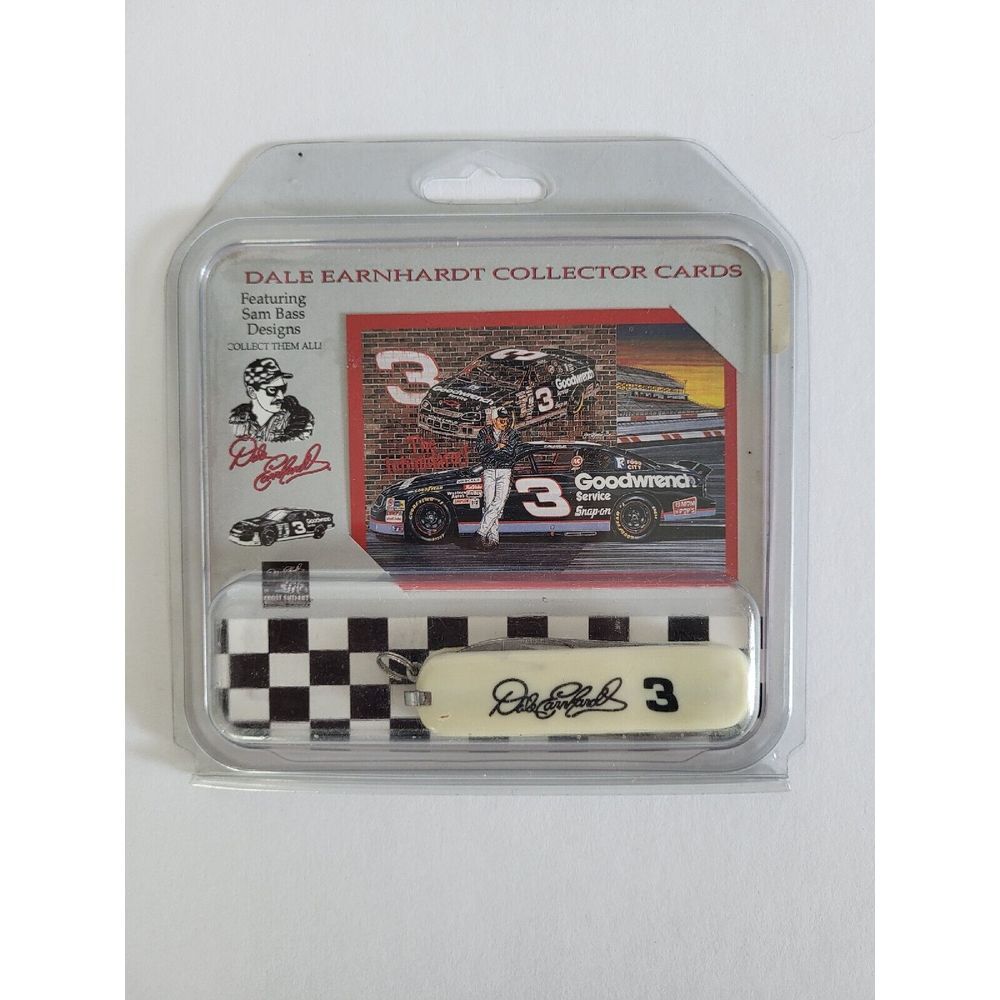 Dale Earnhardt Frost‎ Cutlery Racing Knife w/ Collector Card Sam Bass Design #3